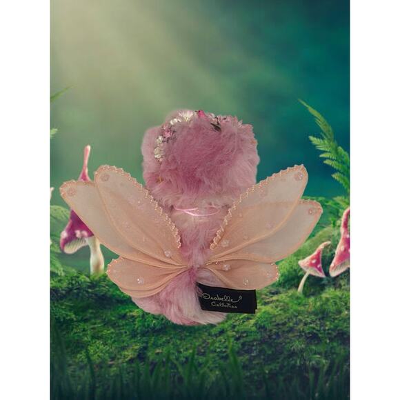 10” Charlie Bears Elsie Isabelle Lee Mohair Collection Pink Fairy Teddy Bear - Picture 3 of 3
